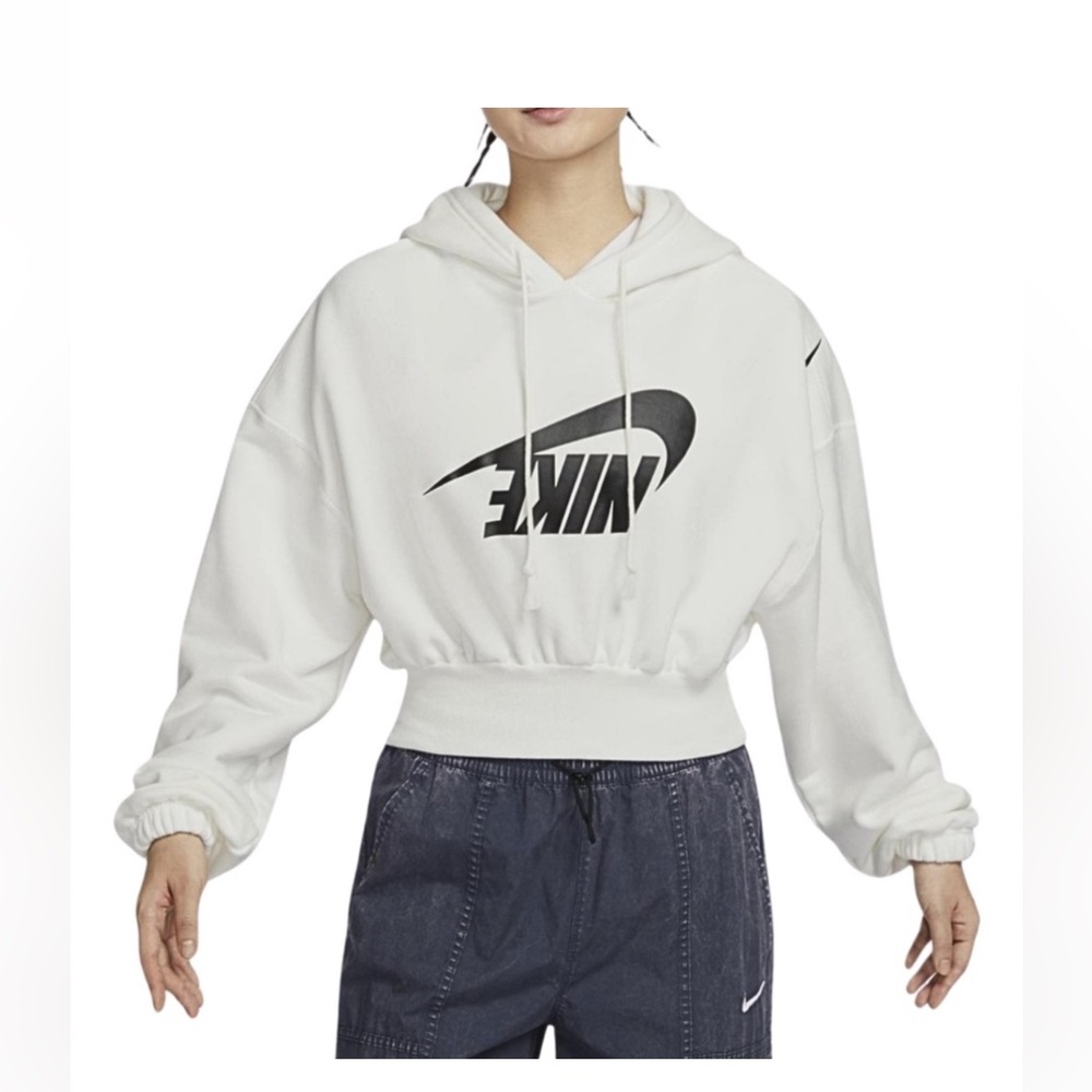 Women’s nike cropped French terry hoodie